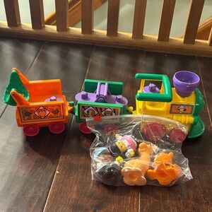 Fisher price musical zoo Train Set with Animals